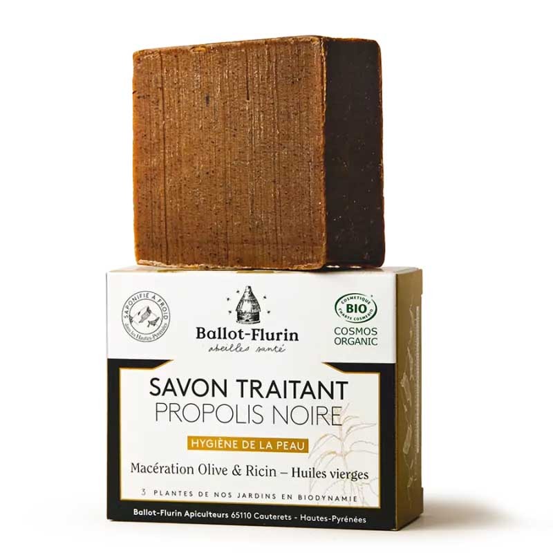 Savon traitant à la propolis noire cosmo organic