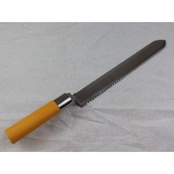 Couteau désoperculer inox dent 27cm manche plastique
