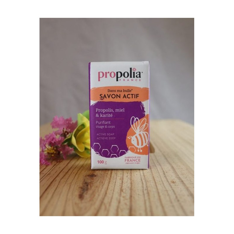SAVON ACTIF  Propolis, Miel & Karité