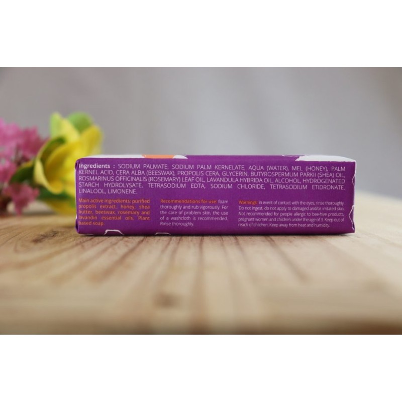 SAVON ACTIF  Propolis, Miel & Karité