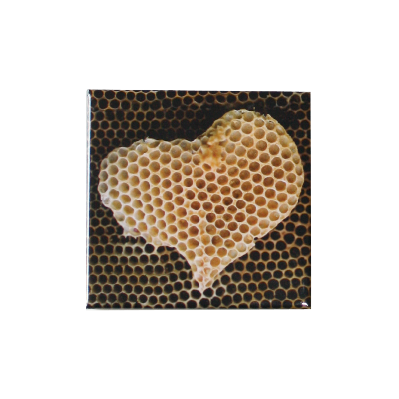 Magnet "coeur de cire" 65*65mm