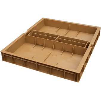 Nourrisseur Dadant 10  plastique double compartiments Nicot