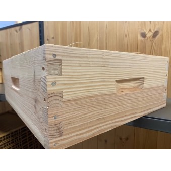 Hausse Dadant 10 pin à tenons, pour 9 cadres droits 500*430*171mm
