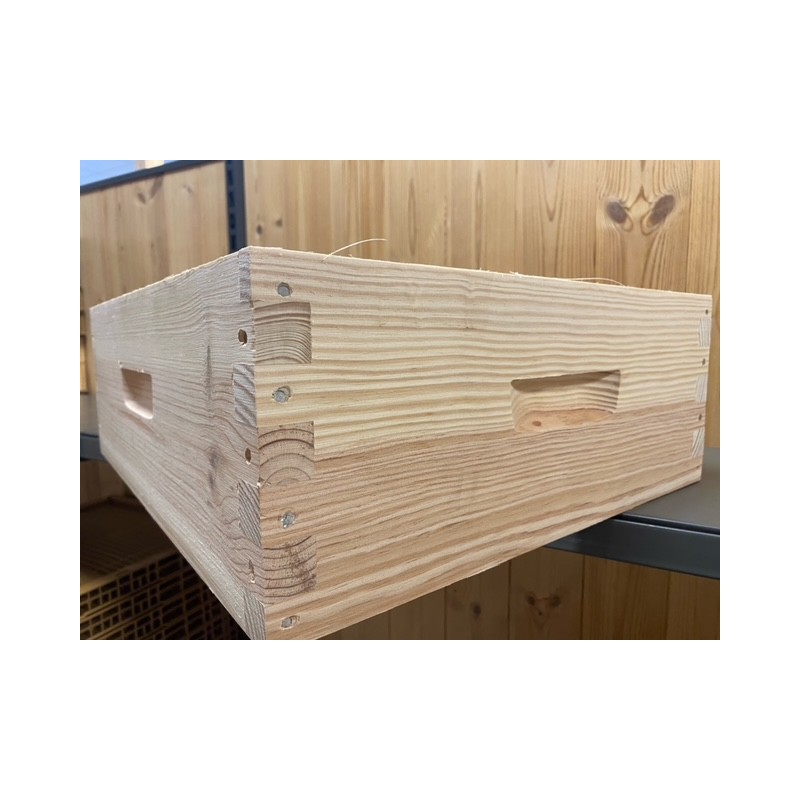 Hausse Dadant 10 pin à tenons, pour 9 cadres droits 500*430*171mm