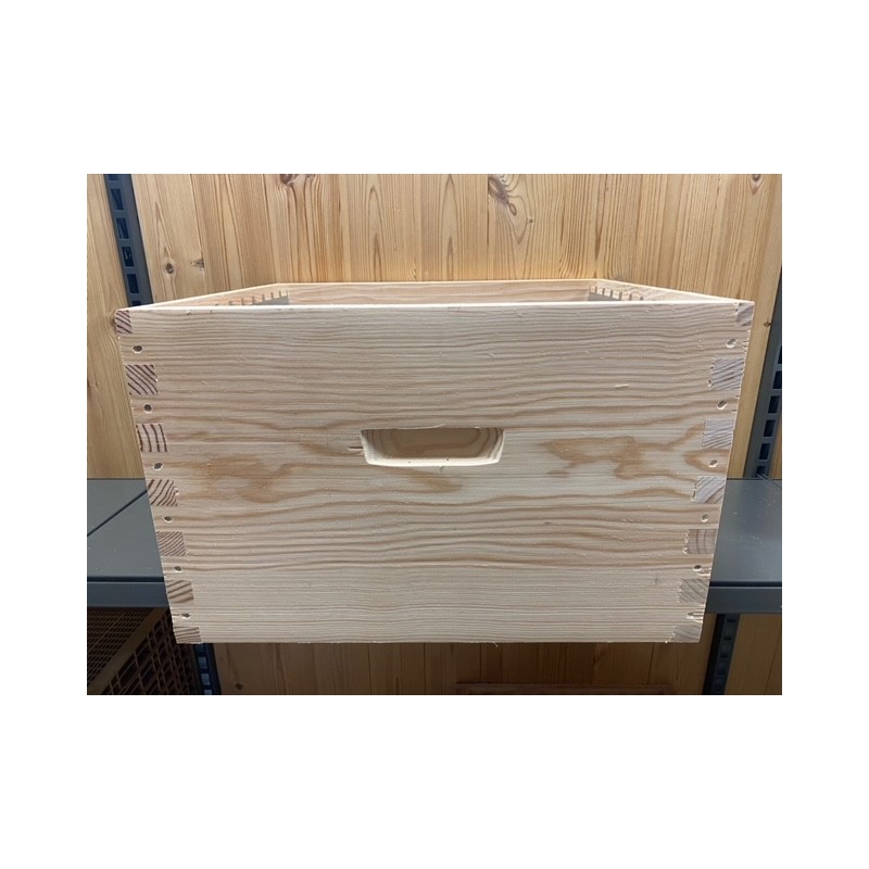Corps Dadant 10 pin à tenons, pour 10 cadres droits 500*430*315*25mm