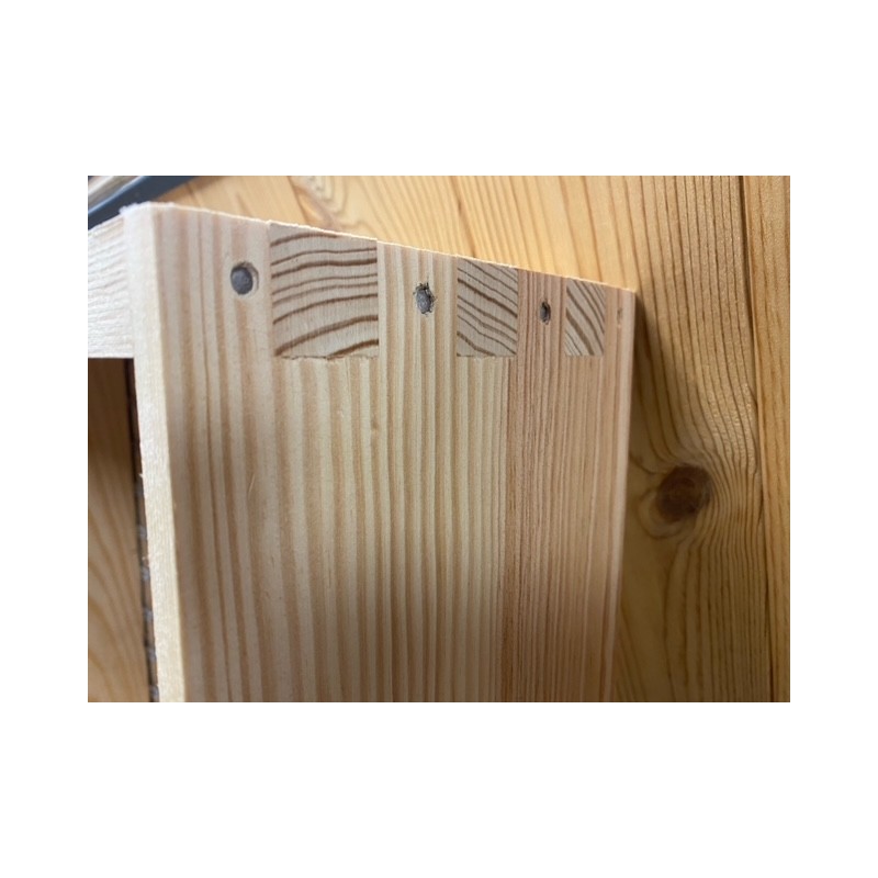 Hausse Dadant 10 pin à tenons, pour 9 cadres droits 500*430*171mm