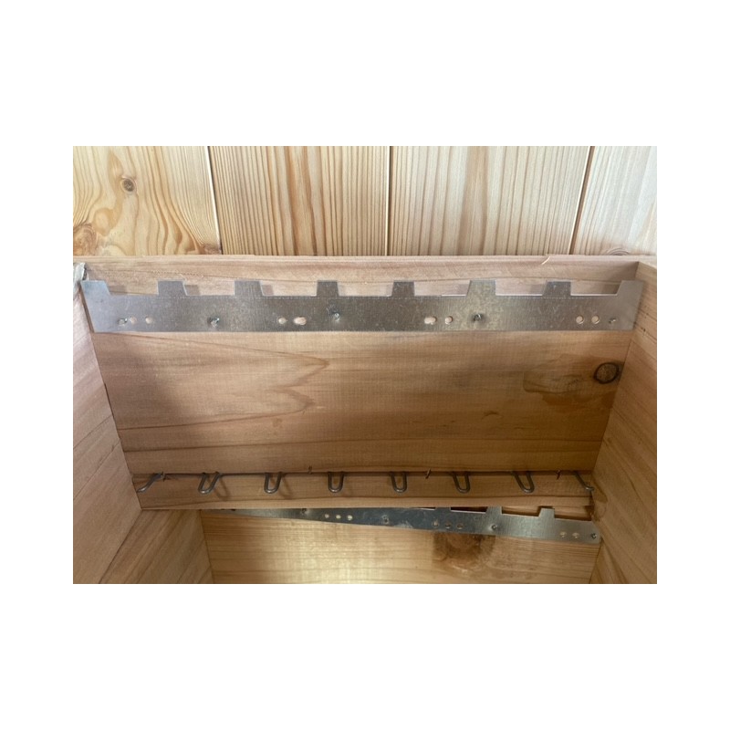 Hausse Dadant 8 cryptoméria superposé à tenons