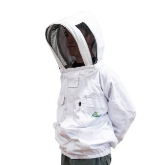 Blouson blanc voile astronaute