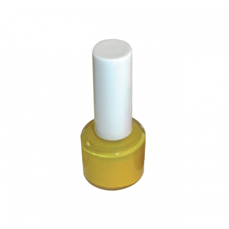 Peinture pour reine flacon jaune (année finissant par 2 et 7)