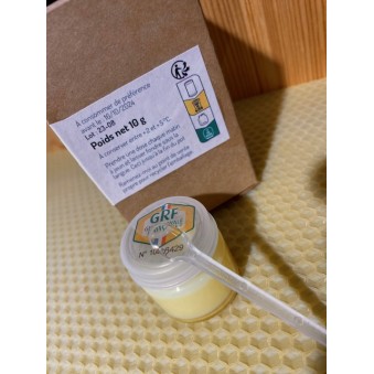 GELEE ROYALE FRANCAISE BIO, fraiche en pot de 10gr GPRF