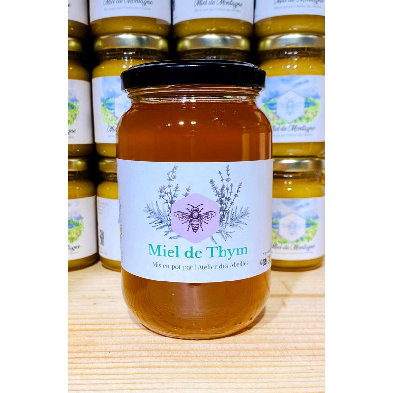 pot-de-miel-de-thym-bio-atelier-des-abeilles