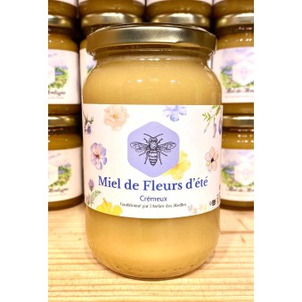 Miel de fleurs d'été nantais (crémeux) - Atelier des abeilles