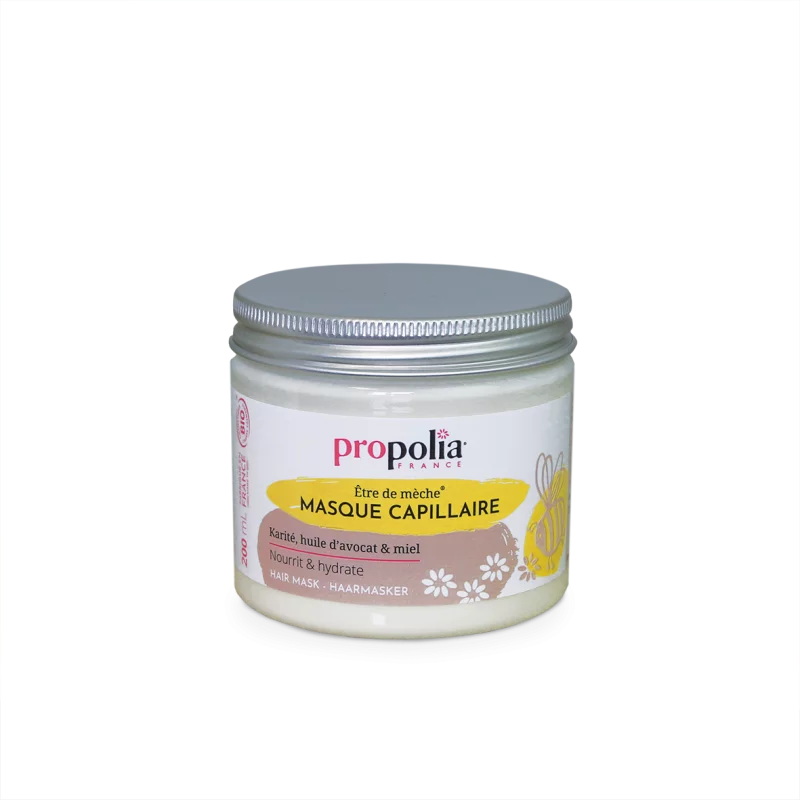 Masque Capillaire BIO, Karité, Huile d'avocat et Miel Bio