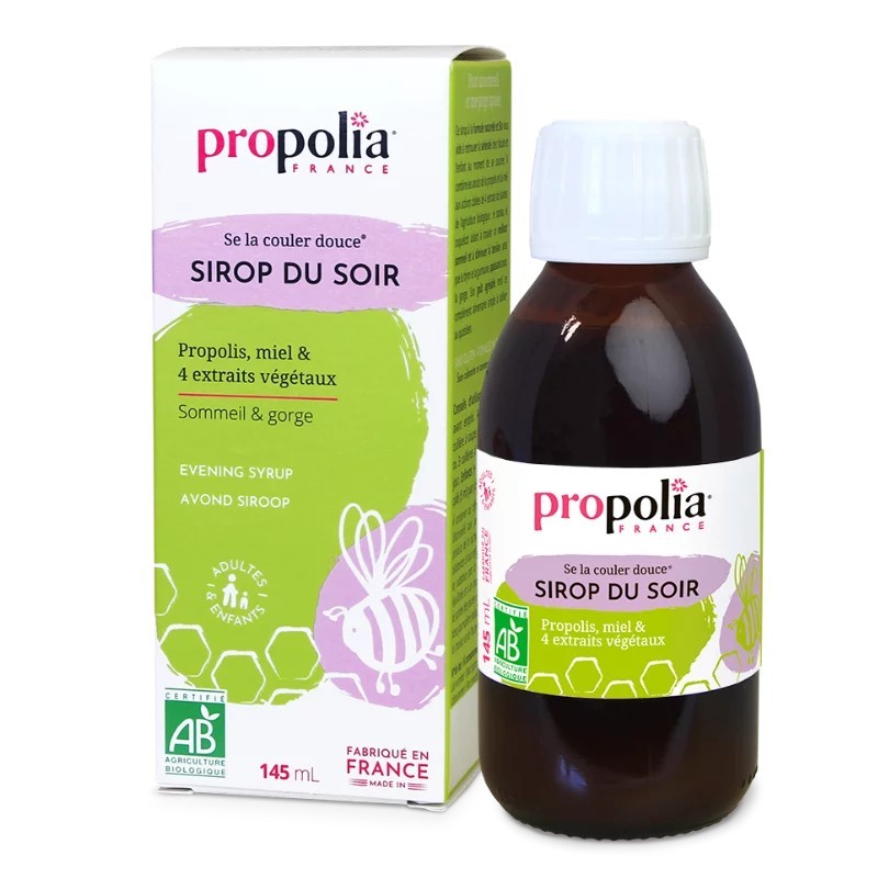 Sirop du Soir Gorge & Sommeil BIO - Propolis, Miel & Plantes