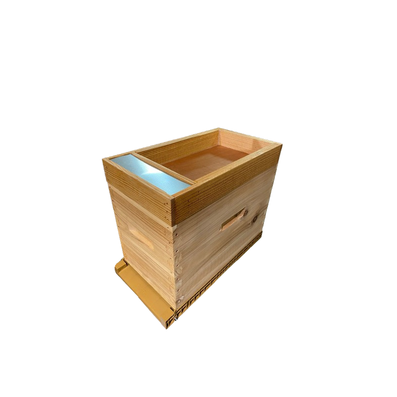 Ruchette D6 Corps Tenons (plancher plastique, corps cryptoméria, couvre cadre nourrisseur, toit)