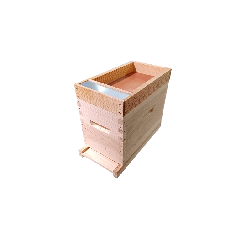 Ruchette D6 Corps Tenons (plancher bois, corps pin, couvre cadre nourrisseur, toit)