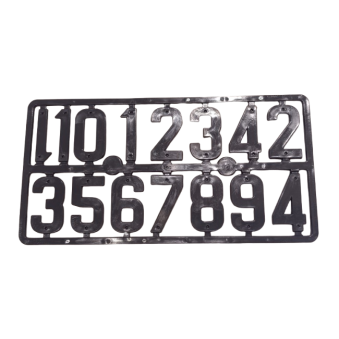 Plaque numérotation des ruches NICOT (15 chiffres hauteur 42mm)