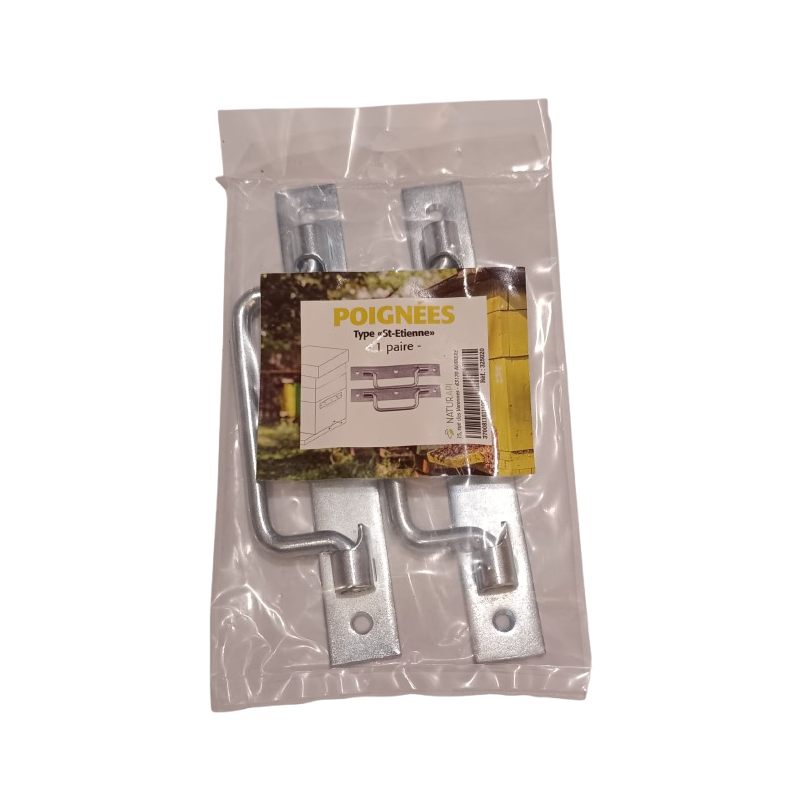 Poignées St Etienne galvanisées 190mm, la paire