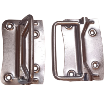 Poignées zinc munition, la paire