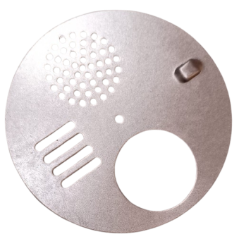 Entrée 4 positions (ronde) pour ruchette ou nucléï acier galvanisé (diam 125mm)
