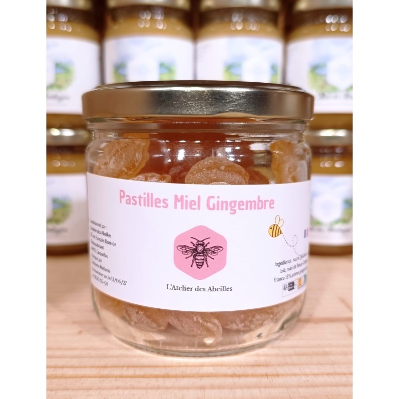 Pastilles Gingembre Miel 15%